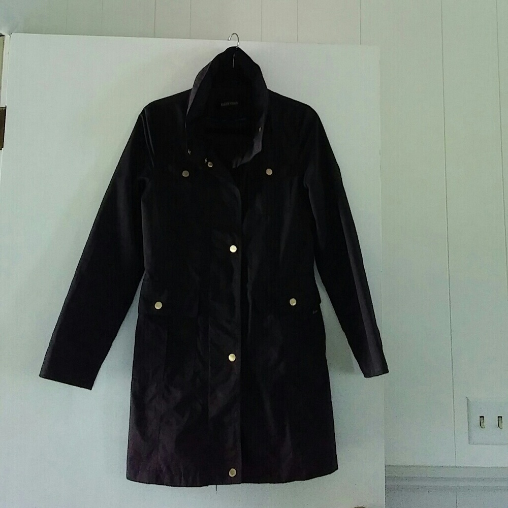 Ellen Tracy knee length rain coat